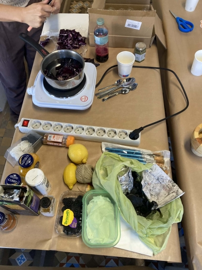 A festékkészítő konyhája