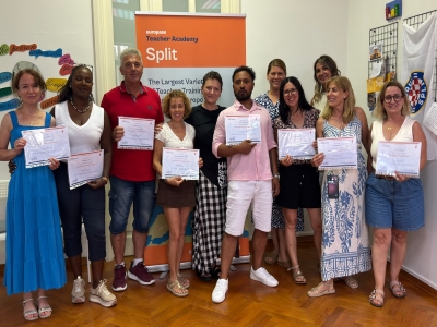 eTwinning képzésen Splitben