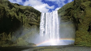 Skogafoss, Izland