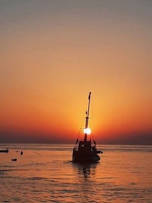 Rovinj a tengerről